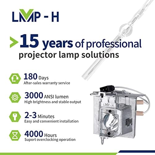 LMP-H BL-FP190E/SP.8VH01GC01 Лампа на проектора за Optoma OPTOMA BR323 BR326 HD26 HD141X DH1009 DH1008 DX345 DS345 DX346