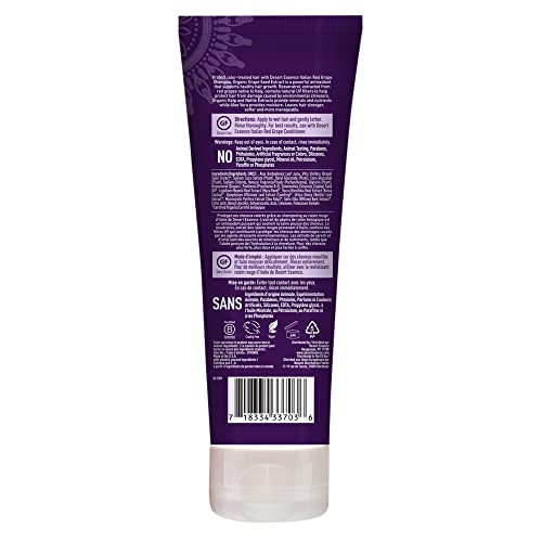 Шампоан Desert Essence Italian Red Grape Shampoo - 8 Течни унции - Защита на боядисана коса - Антиоксиданти - По-здрав
