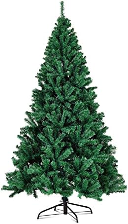 6-Подножието на Изкуствена Коледна елха, Коледно Дърво с 650 Топчета клони и сгъваема поставка, Лесна за Сглобяване,