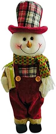 J Украса за Коледната Елха, Празнична Кукла, Подарък, Декорация от Тъкани, Коледа за дома, Рожден Ден, Дядо Ръчно изработени,