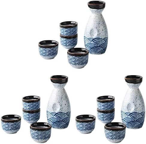 YARNOW Home Decor Комплект Стъклени Чаши Комплект Стъклени Чаши 3 Серии Керамични Набор от Саке, Комплект За Сервиране