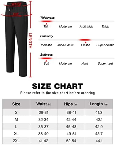 Rdruko Мъжки Ежедневни Панталони Леки, Дишащи бързо съхнещи Туристически, Спортни Панталони за Джогинг на Открито