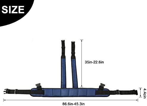 Жилетка за подкрепа на тялото с колан за безопасност, Регулируем колан за цялото тяло, за да се предотврати наклон или