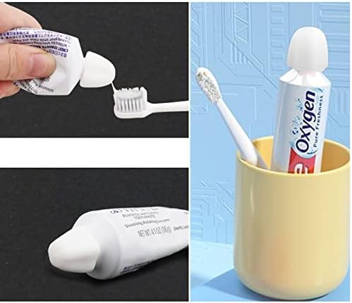Капачка за паста за зъби LUENES, 10 x, Самозакрывающиеся, Многократно Силиконови Шапки, Капачка за Сокове паста за зъби,