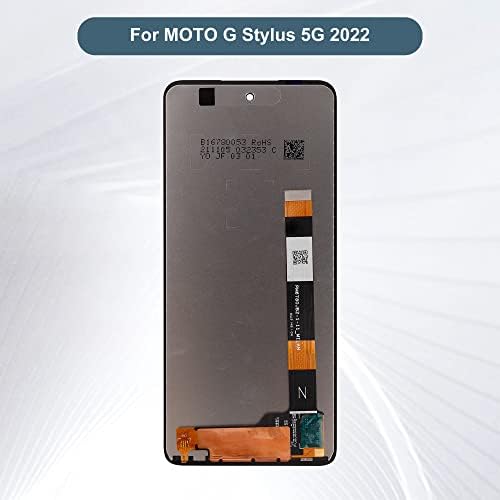 E-yiiviil LCD дигитален дисплей Съвместим с Мото G Stylus 5G 2022 XT2215 6,67LCD Сензорен дисплей Дигитален Монтаж с