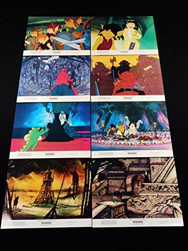 МАГЬОСНИЦИ 1977 АНИМАЦИЯ РАЛФ BAKHSHI ПЪЛЕН набор от картички за лоби От 8 мента неизползвани!