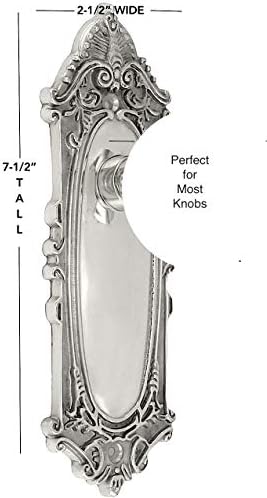 На задния панел на Реколта викториански стил 2700 БРОЯ От Плътен Месинг с Полирани Хромирани