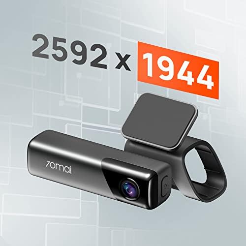 Видеорекордер 70mai True 2.7 K 1944P M500, вградена памет eMMC обем 64 GB, Мощно нощно виждане с HDR, 170 ° ОБСЕГ, денонощно