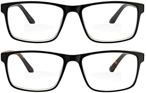Бифокални Очила за четене Yogo Визия за мъже и жени, Правоъгълни мультифокальные Очила за четене с кутия пролетта панти,