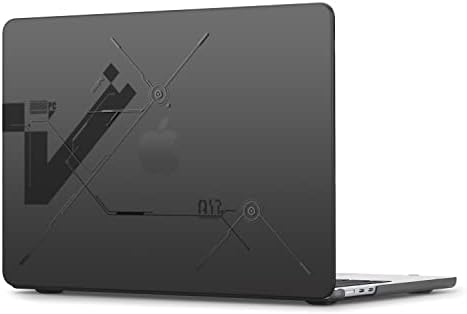Aulumu за MacBook Air 13,6 M2 Калъф + Поставка за лаптоп, включва поставка за лаптоп и защитен калъф (черен)
