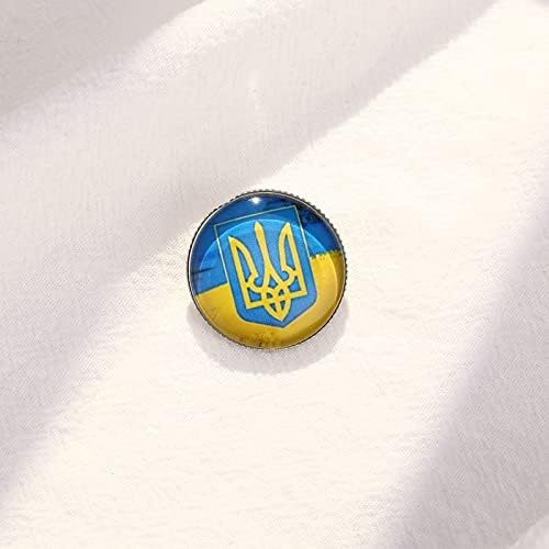 2 елемента Печатни Значка на Украйна, Копчета с Флага на Страната, на Икона, на Жени, за Украса на Дрехи, Аксесоари За