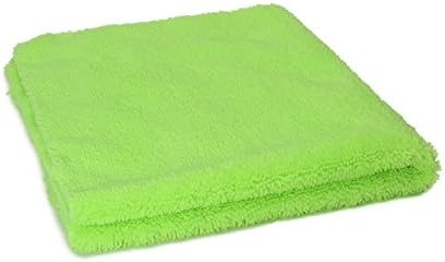 [Луксозни] Кърпа за части от микрофибър с две ворсами без ръбове (16 x 16), Зелена, 10 x | Универсална Кърпа части |