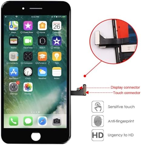 Подмяна на екрана Akhund за iPhone 8 4,7-инчов LCD-Дигитайзер, Тъч Екрана, Смяна на LCD екрана Рамка на екрана в Събирането