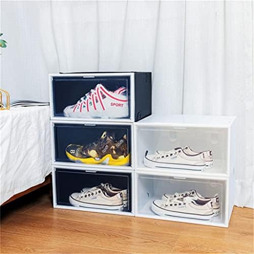 BREWIX 1 Опаковка Прозрачна Кутия За обувки Организаторите за обувки, Пластмасови Удебелена Кутия за обувки За бягане