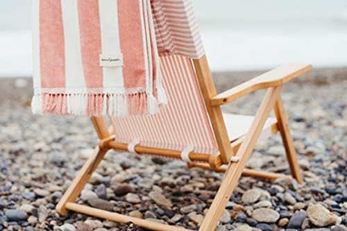 Компанията Business & Pleasure Co. Плажна кърпа за почивка - Луксозни хавлии за плажа и басейна с пискюли - Мек Остригана