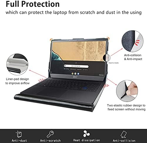 Защитен калъф Alapmk за 15,6 Acer Chromebook 715 CB715/Acer Chromebook Enterprise 715 и ASUS ExpertBook B2 Flip B2502F/ExpertBook