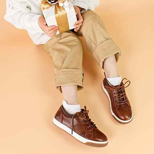 Hawkwell Kids/ Ежедневни Модельная обувки за момчета, Удобни и Модерни обувки за ходене, Oxfords (Бебе /Малко дете/Голямо