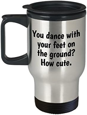 Забавна Пътна чаша за танци на един стълб - Идея за подарък танцору на един стълб - Подарък за танци на един стълб -