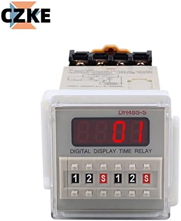 Контролер на времето на закъснение за включване на захранването с цифров дисплей INFRI Dh48s-2z 2NO2NC (Типоразмер: AC220)
