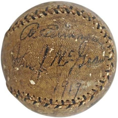 MLB Immortals (10) Рут, Мэтьюсон, Mcgraw, Фокс, Говорител на JSA серии с автограф - Бейзболни топки с автографи