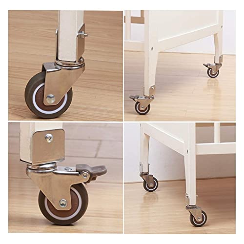 Джанти Ламелни Колела, Въртящи колела за легла 1,5 38 мм с U-образно група, Колела за мебели, Движещ Завъртане на колелото,
