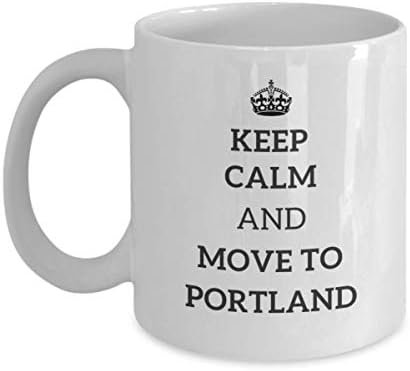 Успокой се и отиди В Портланд, Чаша Чай, За Пътник, Подарък за Колега, Приятел, Подарък за Чаши за пътуване в Орегон