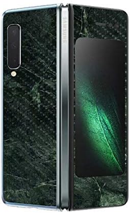 Калъф MightySkins от въглеродни влакна за Samsung Galaxy Fold | Защитно, Трайно Текстурированное покритие от въглеродни