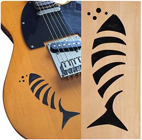 ジャカモウ(Jockomo) Стикер с инкрустация за бас-китара от риба кост (B-301FB-WT)