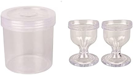 Прозрачни пластмасови чашки за промиване на очи за ефективно почистване на очите | Плътно в близост панела под формата