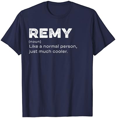 Мъжка Тениска с персонализирания ви Име Реми Definition, Забавна Тениска За Рожден Ден