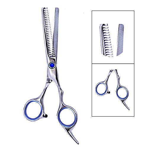 Комплект ножици за детски коса LIGICKY, професионални сигурна ножица за изтъняване на косата с кръгла връх от неръждаема