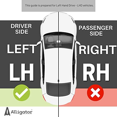 Подмяна на автомобилни фарове ALLIGATOR За Acura 2013-2015 RDX, 2013 RDX, 2014 RDX, 2015 RDX Лява/водительская скрита светлината на прожекторите, съвместима с AC2502124/33151-TX4-А01-DOT и SAE