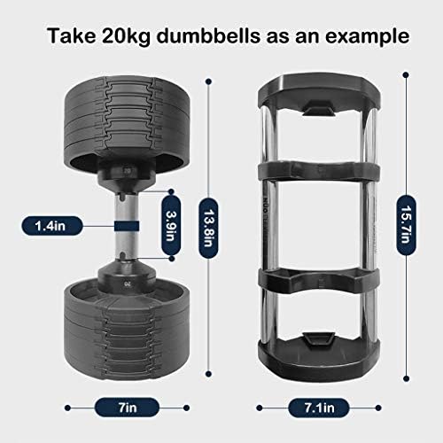 PENATE Регулируеми Дъмбели Битови Гири Домашно Обзавеждане за Фитнес за Мъже и Жени Фитнес Тренировка с Шатуном, Използван