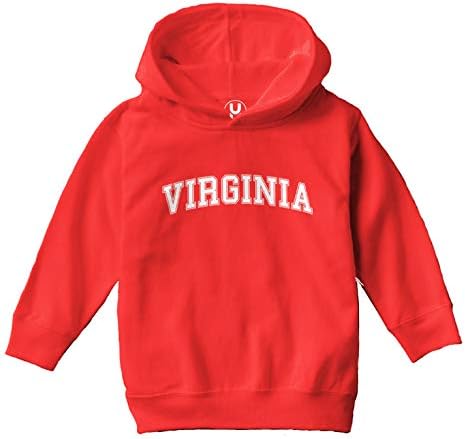 Haase Unlimited Virginia - State Proud Силна Гордост за деца / Youth Руното Hoody С качулка