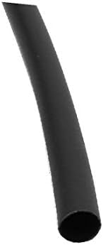 Свиване тръба X-DREE С метална намотка, Кабелна втулка с дължина 1 метър, вътрешен диаметър 2,5 mm, черен (Manicotto