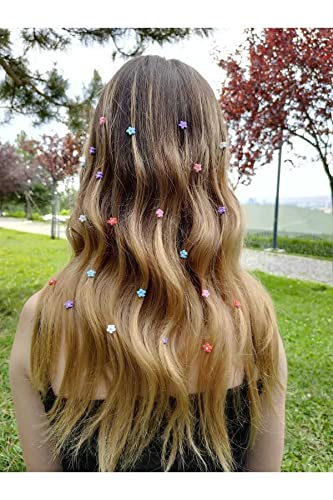 Horlon Малки Цветни щипки за коса, Искрящи Кристални Каменни игли-нокти за момичета, 6 цвята, 24 бр, фини аксесоари за