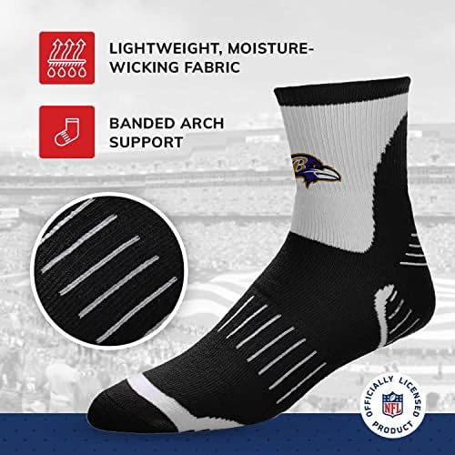 Чорапи за възрастни FBF NFL Surge с Дължина четвърт инч За мъже и Жени