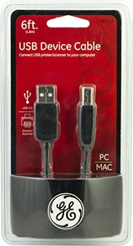 Кабел за устройства Jasco USB 2.0, 6 Фута конектор A към конектора Б.