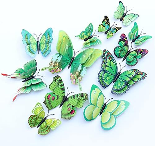 3D Стикери за стена с пеперуди, Пълнители за Великден Кошница, Стикери за Стена с Пеперуди, Декорации за Деня на Св.
