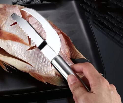 WOIWO 1 бр. Нож За Риба на Корема От Неръждаема Стомана, Многофункционален Нож За Риба, Нож За Почистване на Риба на