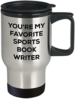 Ти си моят любим писател на книги, спорт, 14 грама, Изолирано Чаша за пътуване, Забавна Чаша За Автори, книги, спорт,