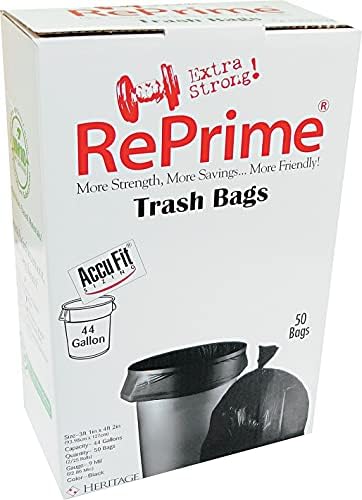 Втулки за консерви Reprime H7450tkrc1, 44Gal, 0,9 на Хиляда, Черен, 37 X 50 см, 50 бр/кутия