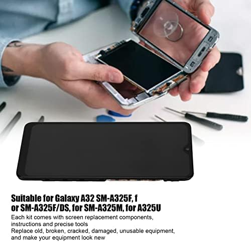 Подмяна на LCD екрана в пълен събиране за Samsung A32 (модел SM-A325/A325U/A325F/A325DS), сензорен екран, телефон с 4G