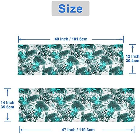 Спортни кърпи Dallonan, Акварелни Кърпи с Тропически Палмови Листа в Ретро стил, за занимания във фитнес залата, Меки