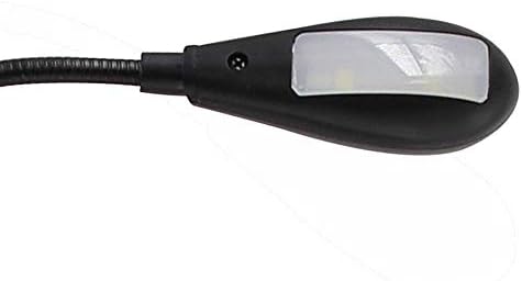Hanerdun® Bright Led USB-лампа за четене с Гъвкав Гърло за лаптоп с Черен цвят