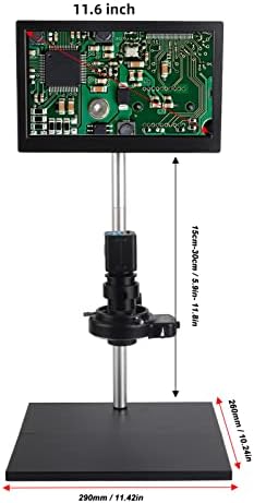 150X Микроскоп, Видеозапис 2K 11,6-инчов LCD дисплей 16MP Мултимедиен Интерфейс с Висока Разделителна способност, е Точна