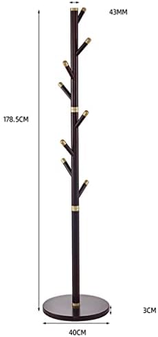 DSFEOIGY Подови Закачалка за Дневна от масивно Дърво, Креативна Закачалка за Спални, Вертикална поставка за верандата (Цвят: един цвят, размер