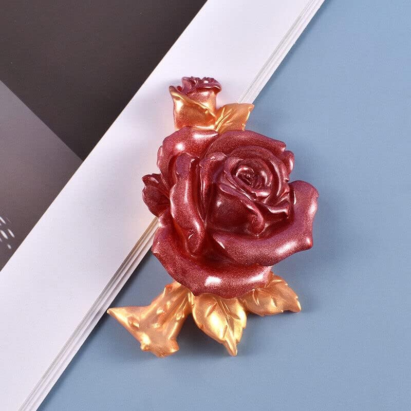 CSYANXING Розата е Цветето на Епоксидна Смола Мухъл Здрав 3D Силикон Цвете Мухъл Декоративни Орнаменти САМ Инструмент
