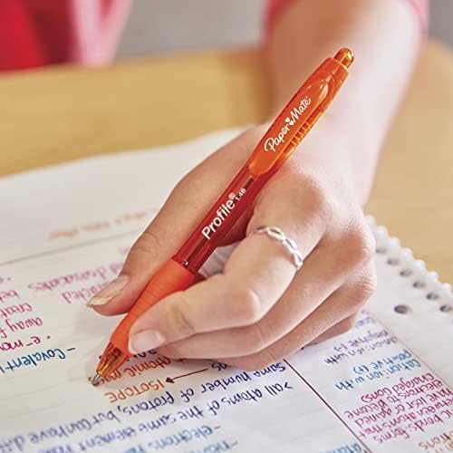 Прибиращи химикалки Хартия мат Profile, маркирани с Удебелен шрифт, Различни цветове, 4 опаковки