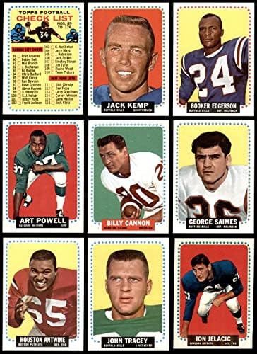 1964 Topps Футболен комплект (Football Set) NM+
